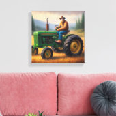 Bigfoot Tractor Canvas Afdruk (Insitu (Woonkamer))