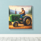 Bigfoot Tractor Canvas Afdruk (Insitu (Houten vloer))