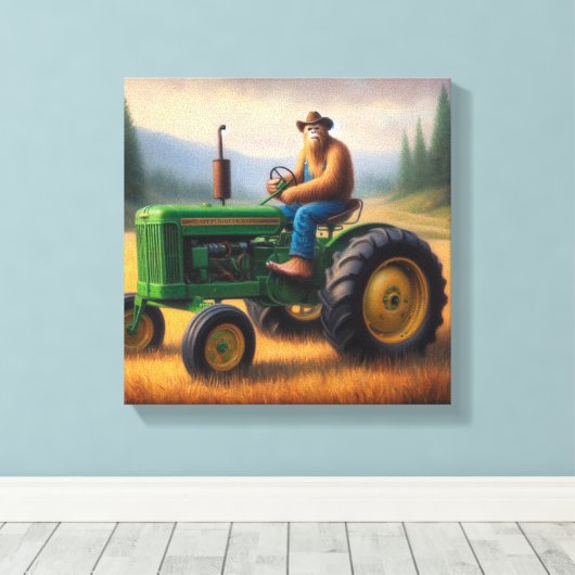Bigfoot Tractor Canvas Afdruk (Insitu (Houten vloer))