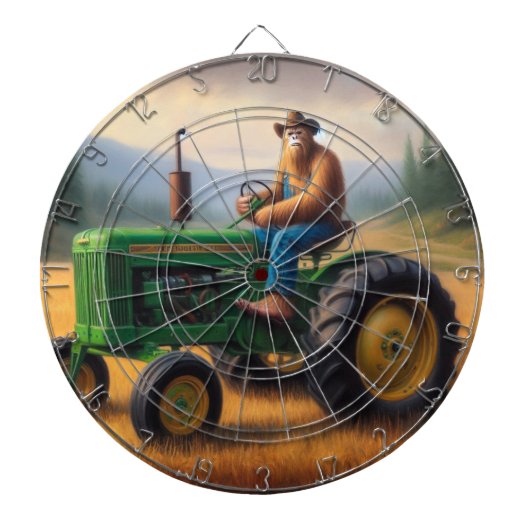 Bigfoot Tractor Dartbord (Voorkant)