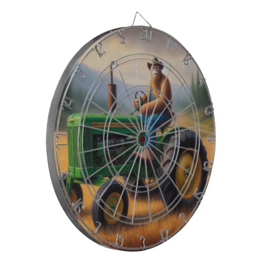 Bigfoot Tractor Dartbord (Voorkant Links)