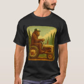 Bigfoot Tractor Farmer Design For Men Farming Farm T-shirt (Voorkant)