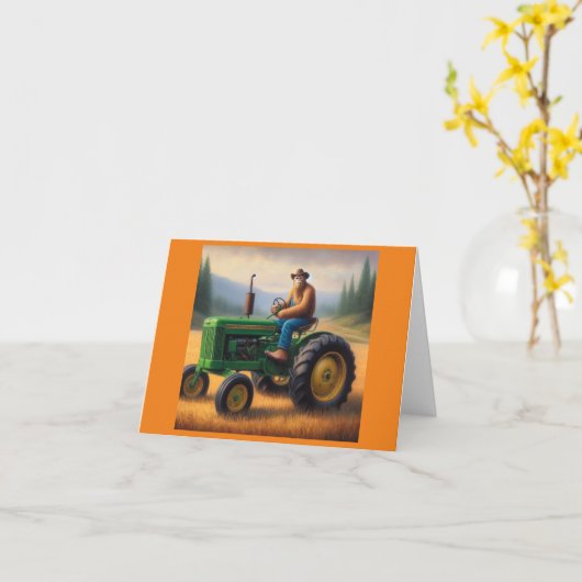 Bigfoot Tractor Kaart (Gele Bloem)