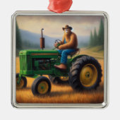 Bigfoot Tractor Metalen Ornament (Voorkant)
