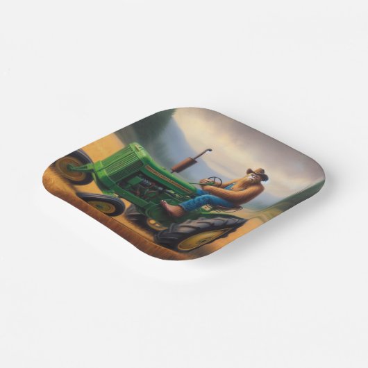 Bigfoot Tractor Papieren Bordje (Gebogen)