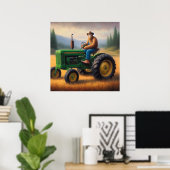 Bigfoot Tractor Poster (Thuiskantoor)