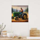 Bigfoot Tractor Poster (Keuken)