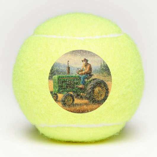 Bigfoot Tractor Tennisballen (Voorkant)