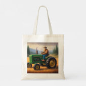 Bigfoot Tractor Tote Bag (Achterkant)