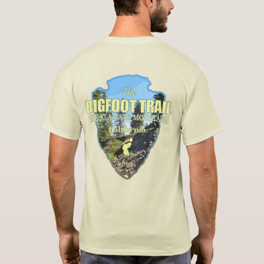 Bigfoot Trail (pijlpunt) T-shirt (Achterkant)