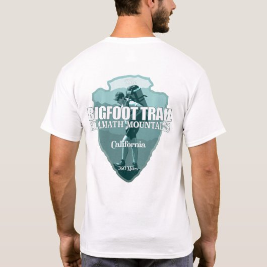 Bigfoot Trail (pijlpunt T) T-shirt (Achterkant)