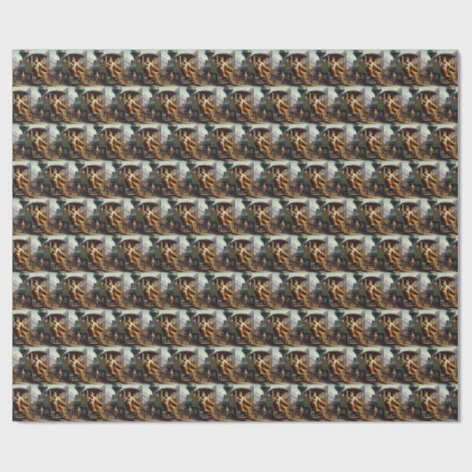 Bigfoot Train Engineer Cadeaupapier (Vlak)