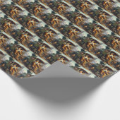 Bigfoot Train Engineer Cadeaupapier (Hoek)