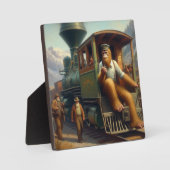 Bigfoot Train Engineer Fotoplaat (Voorkant)