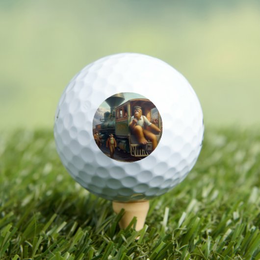 Bigfoot Train Engineer Golfballen (Insitu Shirt)