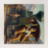 Bigfoot Train Engineer Legpuzzel (Horizontaal)