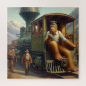 Bigfoot Train Engineer Legpuzzel (Verticaal)