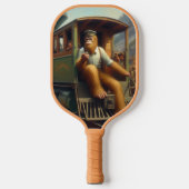 Bigfoot Train Engineer Pickleball Paddle (Voorkant)