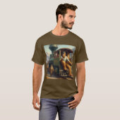 Bigfoot Train Engineer T-shirt (Voorkant volledig)