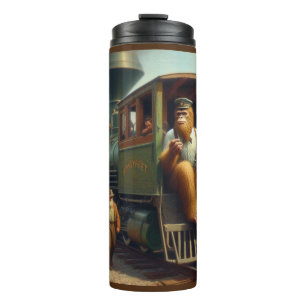 Bigfoot Train Engineer Thermosbeker