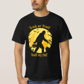 Bigfoot Trick or treat Ruik mijn Feet Halloween T-shirt (Voorkant)