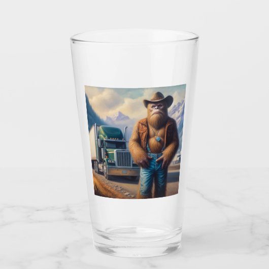 Bigfoot Truck Driver Glas (Voorkant)