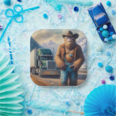 Bigfoot Truck Driver Papieren Bordje (Feest)