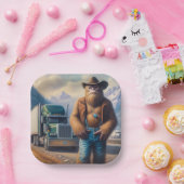 Bigfoot Truck Driver Papieren Bordje (Feest)