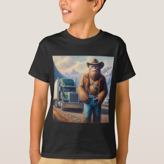 Bigfoot Truck Driver T-shirt (Voorkant)