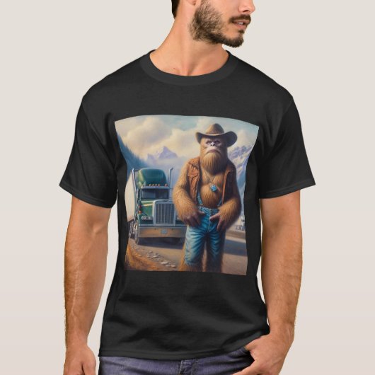 Bigfoot Truck Driver T-shirt (Voorkant)