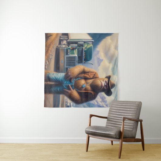 Bigfoot Truck Driver Wandkleed (In Situ (horizontaal))