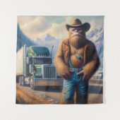 Bigfoot Truck Driver Wandkleed (Voorkant)