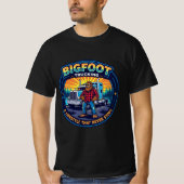 Bigfoot Trucking A lifestyle that never stops T-shirt (Voorkant)