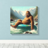 Bigfoot Tubing Canvas Afdruk (Insitu (Houten vloer))