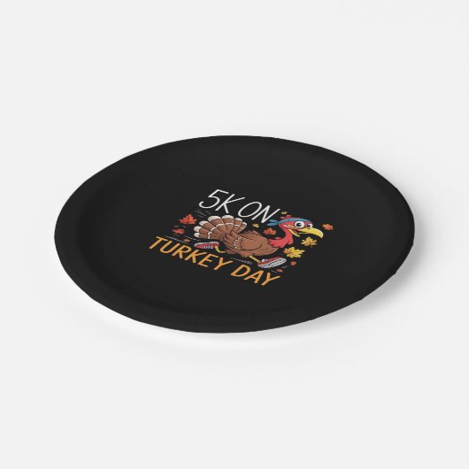 Bigfoot Turkije Pompoen Thanksgiving Dag Classic T Papieren Bordje (Gekanteld)