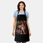 Bigfoot Turkije Pompoen Thanksgiving Dag Classic T Schort (Gedragen)