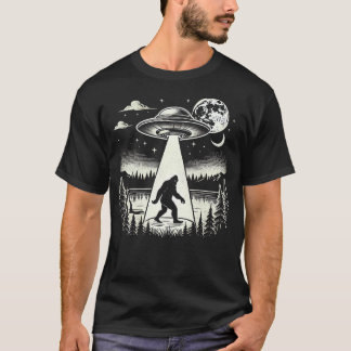 Bigfoot UFO Abduction T-Shirt - Grappig Cryptid