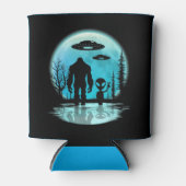 Bigfoot UFO Alien Blikjeskoeler (Voorkant)