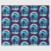 Bigfoot UFO Alien Cadeaupapier (Vlak)