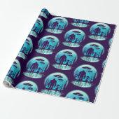 Bigfoot UFO Alien Cadeaupapier (Uitgerold)