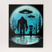 Bigfoot UFO Alien Legpuzzel (Verticaal)