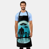 Bigfoot UFO Alien Schort (Gedragen)