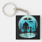 Bigfoot UFO Alien Sleutelhanger (Voorkant)