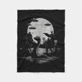 Bigfoot Ufo Loch Ness Monster Mothman And Aliens!  Fleece Deken (Voorkant)