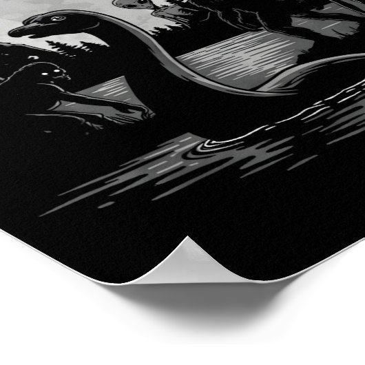 Bigfoot Ufo Loch Ness Monster Mothman And Aliens!  Poster (Hoek)
