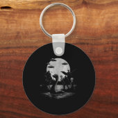 Bigfoot Ufo Loch Ness Monster Mothman And Aliens!  Sleutelhanger (Voorkant)