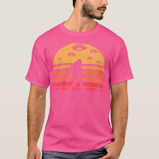 Bigfoot Ufo Sun Design - Geloof T-shirt (Voorkant)