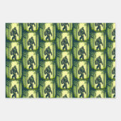 Bigfoot uit voor een boswandeling inpakpapier vel (Voorkant 2)