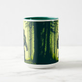 Bigfoot uit voor een boswandeling mok (Midden)