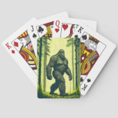 Bigfoot uit voor een boswandeling pokerkaarten (Achterkant)